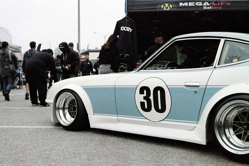 Zociety S30 Nissan 240Z - Formula Drift LBC - Minolta X-300s - Lomography Metropolis