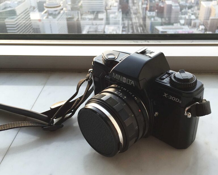 Minolta X-300s 35mm film camera